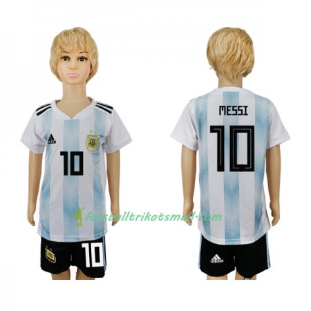 Fußballtrikots Argentinien Messi 10 Kinder WM 2018 Heimtrikotsatz kaufen